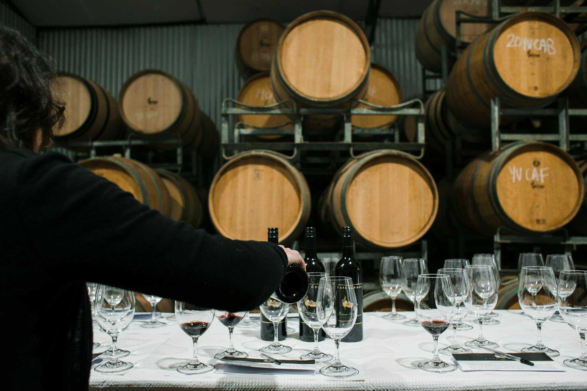 trade tasting St. Helena